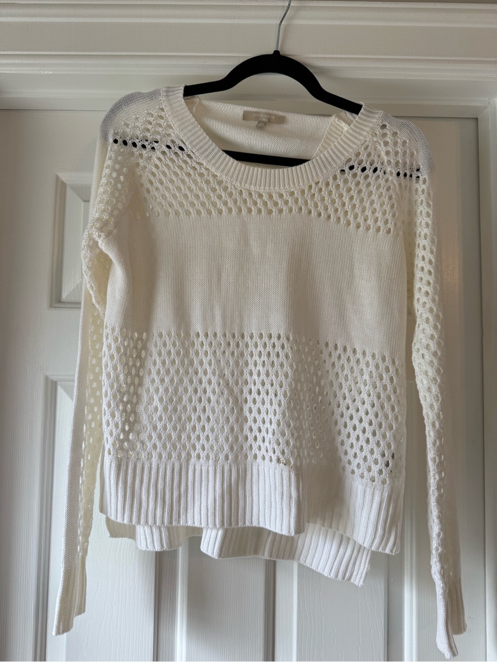 Joan Vass white sweater
